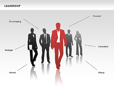 Leadership Shapes Presentation Template, Master Slide