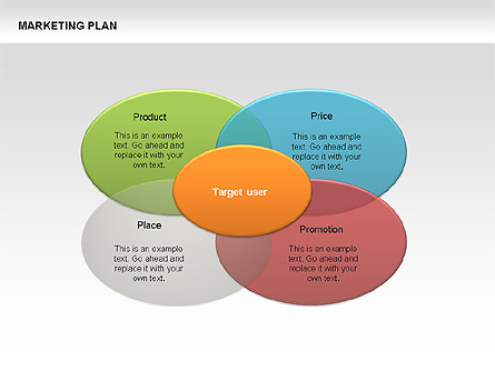 Marketing Plan Diagram Presentation Template, Master Slide