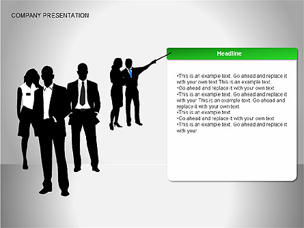 Company Presentation Diagrams Presentation Template, Master Slide