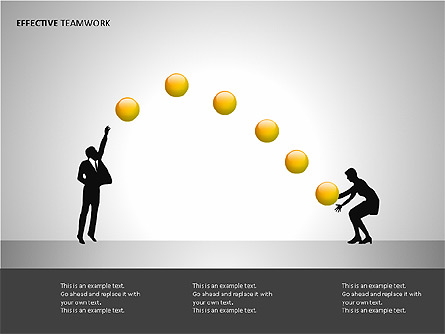 Effective Teamwork Shapes Presentation Template, Master Slide