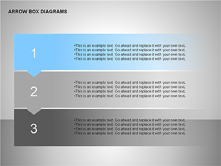 Arrow Box Diagrams Presentation Template, Master Slide