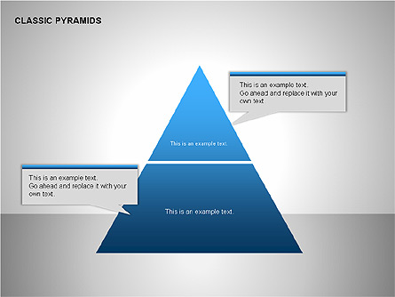 Business Pyramids Charts Presentation Template, Master Slide