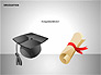 Graduation Shapes slide 1