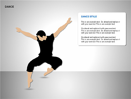 Dance Shapes Presentation Template, Master Slide