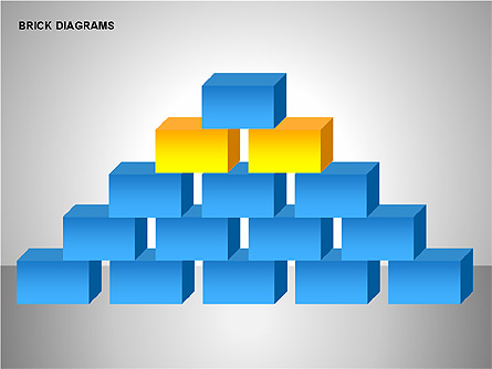 Brick Diagrams Collection Presentation Template, Master Slide