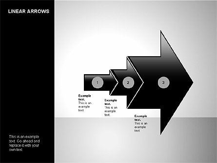 Linear Arrows Collection Presentation Template, Master Slide