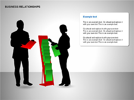 Business Relationships Presentation Template, Master Slide