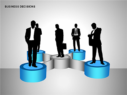 Business Decisions Diagrams Presentation Template, Master Slide