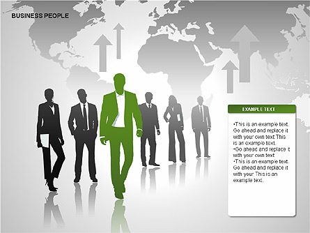 Business People Diagrams Presentation Template, Master Slide