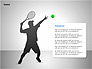 Free Tennis Silhouettes slide 1