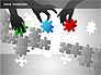 Puzzle Ideas Teamwork Diagrams slide 4