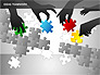 Puzzle Ideas Teamwork Diagrams slide 5