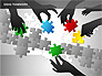 Puzzle Ideas Teamwork Diagrams slide 6