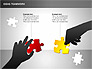 Puzzle Ideas Teamwork Diagrams slide 8