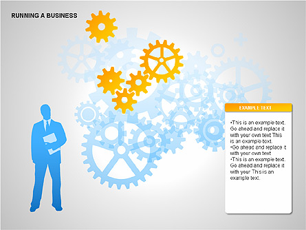 Running Business Diagrams Presentation Template, Master Slide