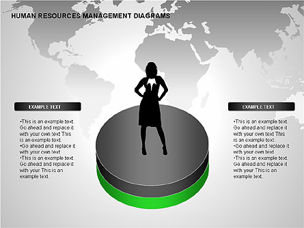 Human Resources Management Diagrams Presentation Template, Master Slide