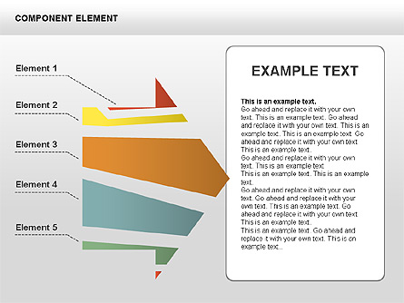 Component Elements Charts and Diagrams Presentation Template, Master Slide