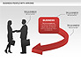 Business Silhouettes Diagrams slide 1