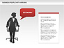 Business Silhouettes Diagrams slide 10