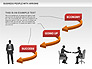 Business Silhouettes Diagrams slide 11