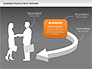 Business Silhouettes Diagrams slide 12