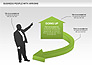 Business Silhouettes Diagrams slide 3