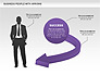 Business Silhouettes Diagrams slide 5