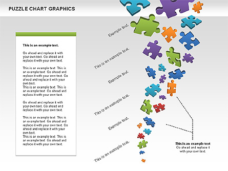 Puzzle Shapes and Diagrams Presentation Template, Master Slide