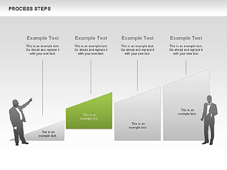 Process Steps Diagram Presentation Template, Master Slide