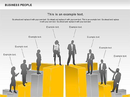 Business People Presentation Template, Master Slide