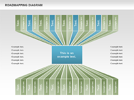 Roadmapping Diagram Presentation Template, Master Slide