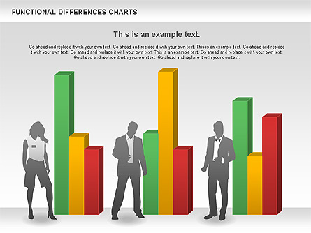 Functional Differences Chart Presentation Template, Master Slide