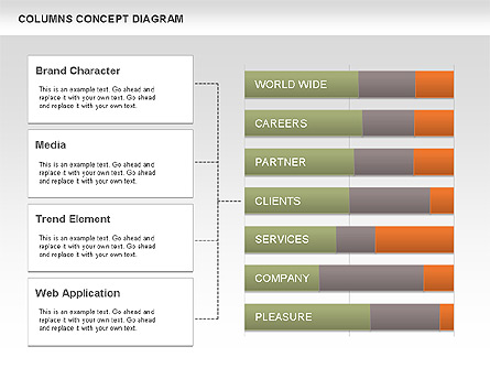 Stacked Bar Chart for Presentations in PowerPoint and Keynote | PPT Star