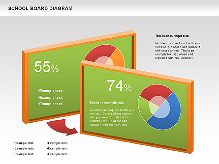 School Board Diagram Presentation Template, Master Slide