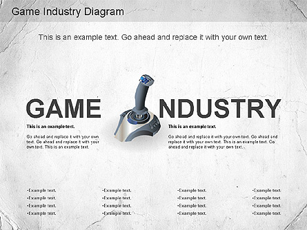 Game Industry Diagram Presentation Template, Master Slide