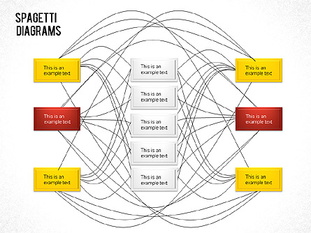 Spaghetti Chart for Presentations in PowerPoint and Keynote | PPT Star