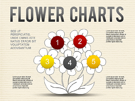 Flower Chart Presentation Template, Master Slide