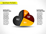 Creative Pie Diagrams (data driven) slide 4