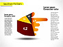 Creative Pie Diagrams (data driven) slide 6