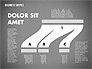 Spaghetti Chart in Flat Design slide 14