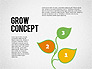 Grow Concept with Numbers slide 1