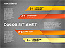 Abstract Ribbon Color Shapes and Elements for Infographics slide 11