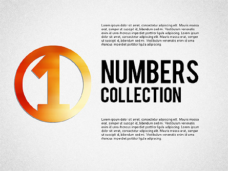 Numbers and Options Toolbox Presentation Template, Master Slide
