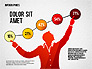Infographics with Silhouettes slide 1
