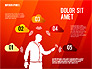 Infographics with Silhouettes slide 13