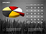 Presentation with Pie Chart and Table (data driven) slide 14