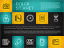 Flat Presentation Template with Icons slide 16