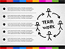 Teamwork Concept with Doodle Shapes slide 1