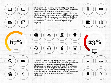 Infographics with Icons Presentation Template, Master Slide