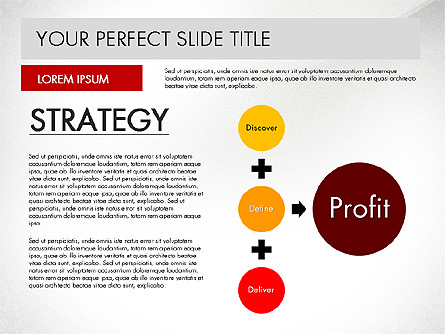 SWOT Strategy Marketing Presentation Concept Presentation Template, Master Slide